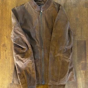 vintage cow hide jacket